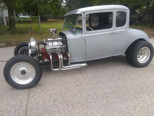 1930 Silver Ford Model A coupe
