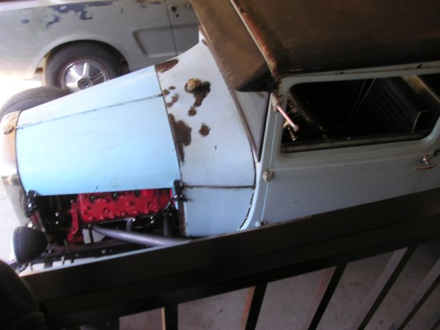 1928 blue Ford Model A Coupe