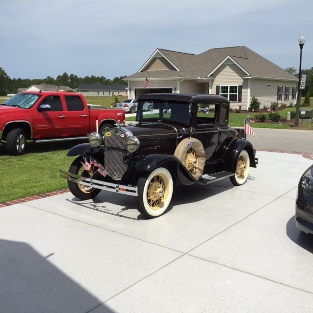 1930 Brown Ford Model A Coupe