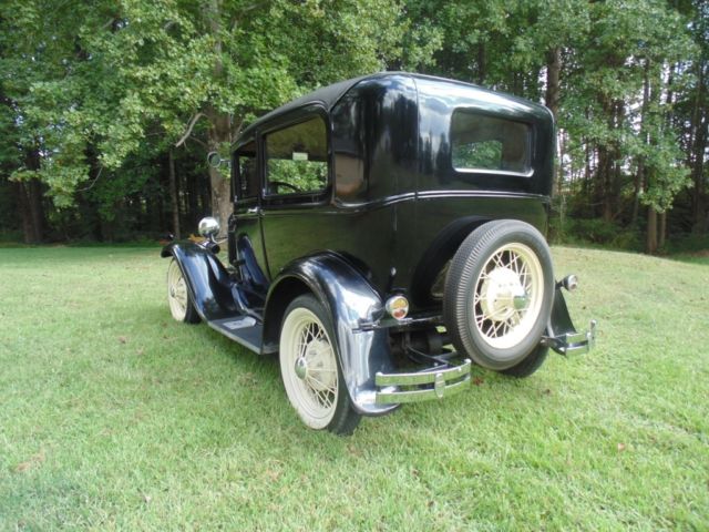 1931 Black Ford Model A Sedan