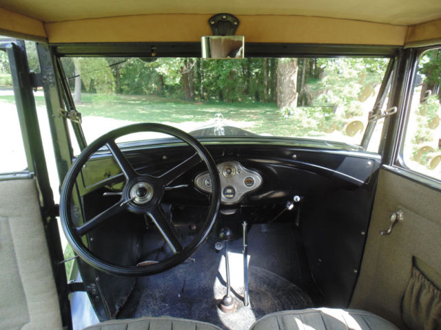 1931 Black Ford Model A Sedan