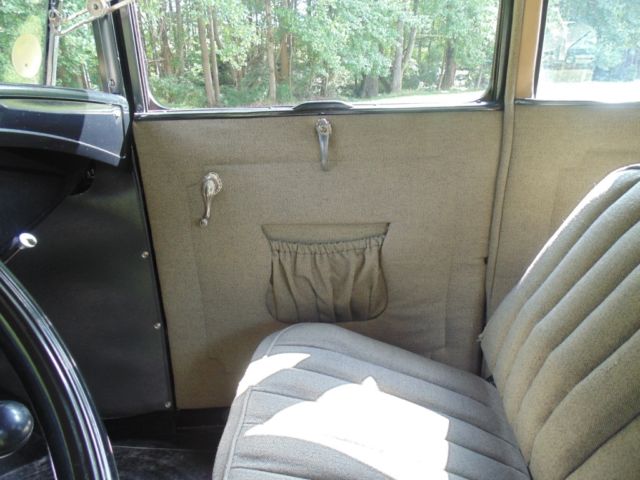 1931 Black Ford Model A Sedan