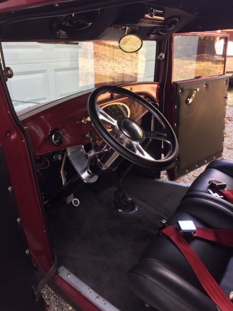 1931 Red Ford Model A Sedan