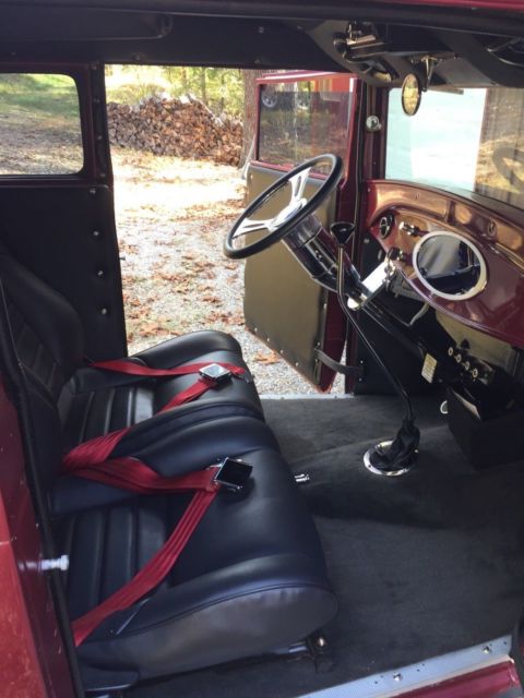 1931 Red Ford Model A Sedan