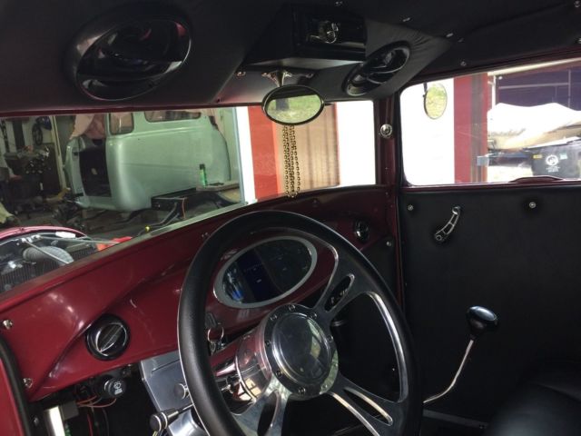 1931 Red Ford Model A Sedan