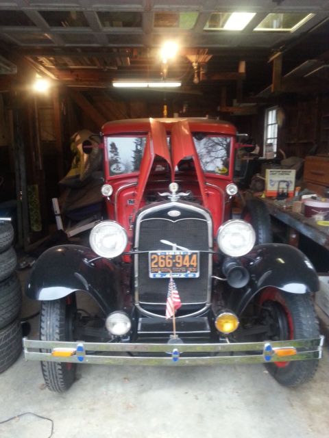1931 Red Ford Model A