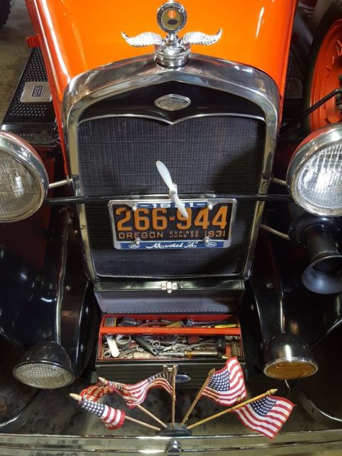 1931 Red Ford Model A