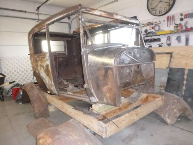 1929 unpainted Ford Model A Tudor