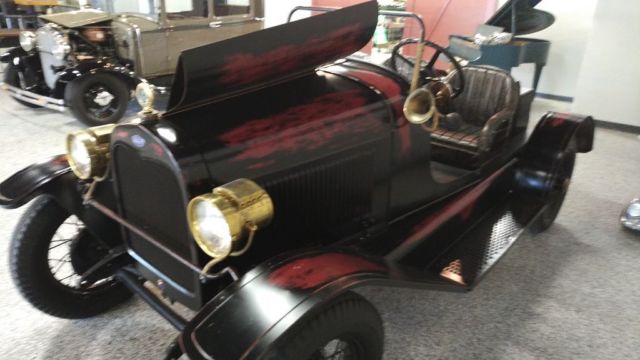 1930 Black Ford Model A Convertible