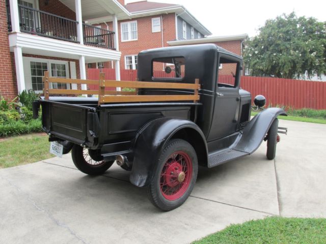 1930 Black Ford Model A pickup