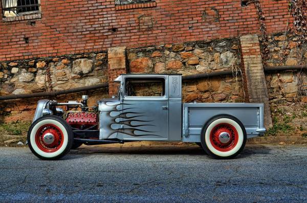 1929 Silver Ford Model A Truck