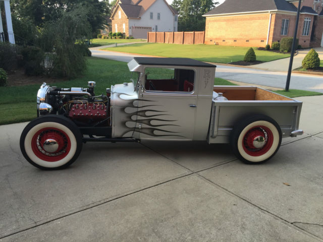 1929 Silver Ford Model A Truck