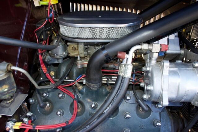 1930 Maroon, Black Ford Model A V8