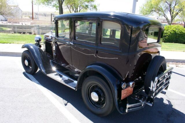 1930 Maroon, Black Ford Model A V8