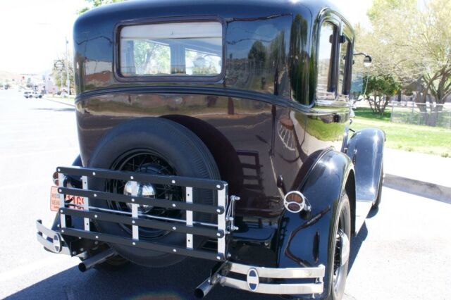 1930 Maroon, Black Ford Model A V8