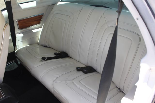 1973 White Pontiac Grand Prix Coupe