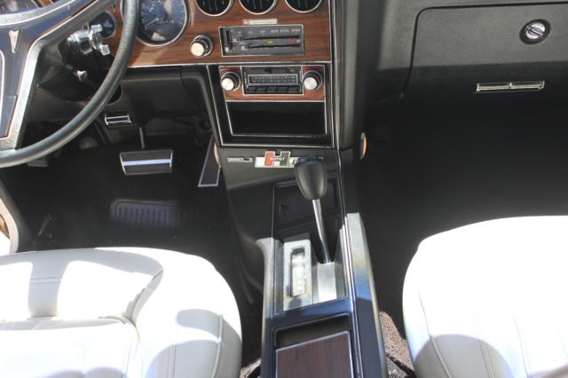 1973 White Pontiac Grand Prix Coupe