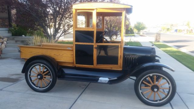 1920 Black Ford Model T Standard Cab Pickup