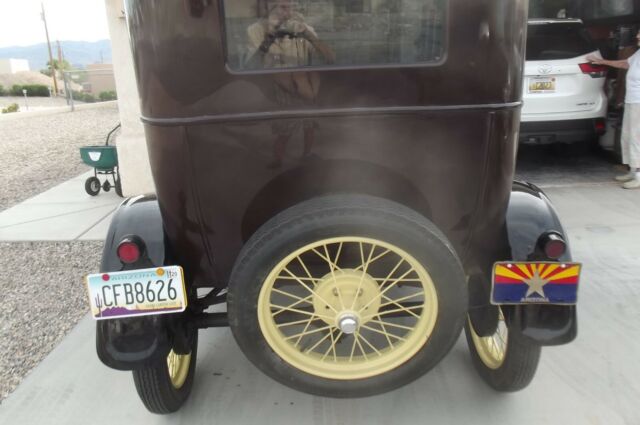 1927 maroon,black Ford Other Sedan