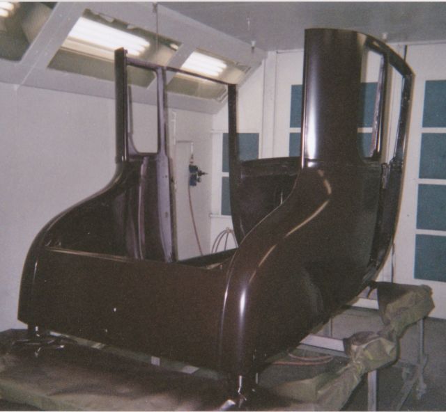 1927 Burgundy Ford Model T Coupe