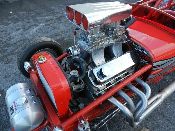 1927 red with grey flames Ford T Bucket / model T shell Other