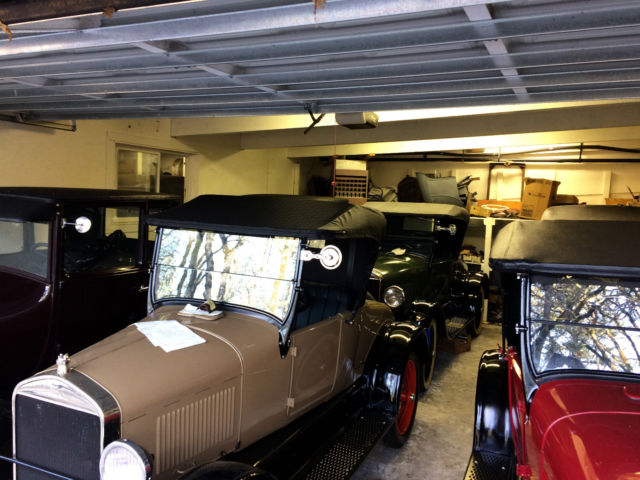 1927 Tan Ford Model T Convertible