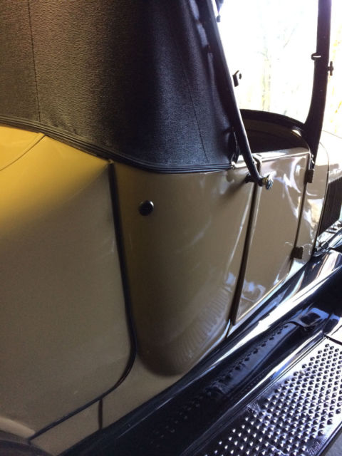 1927 Tan Ford Model T Convertible
