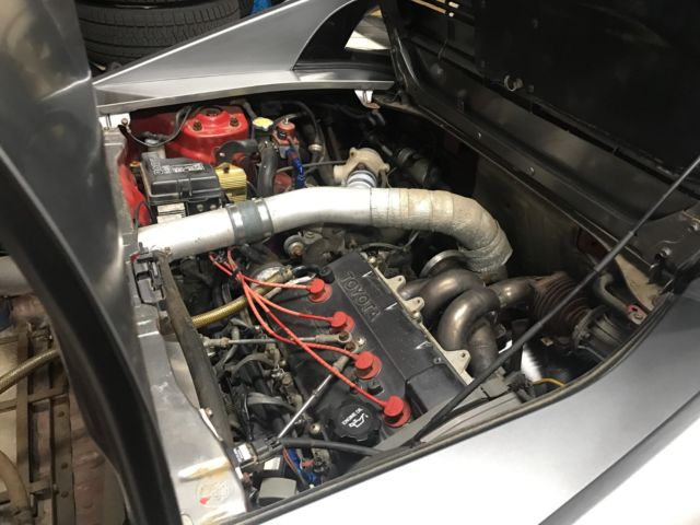 1992 Metallic silver Toyota MR2 Coupe