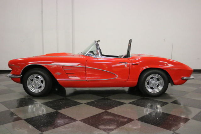 1961 Red Chevrolet Corvette Convertible