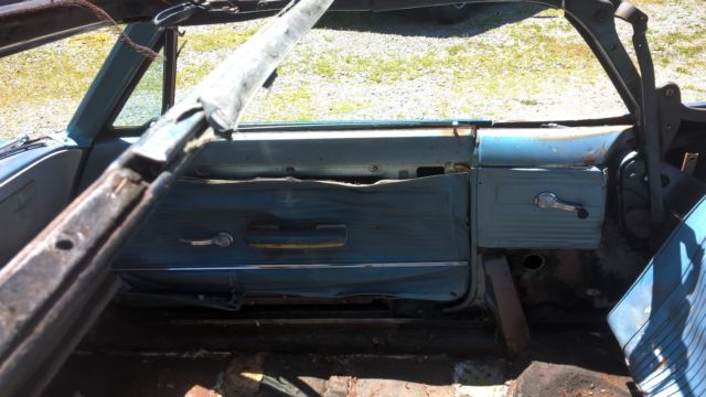 1965 Blue Chevrolet Corvair Convertible
