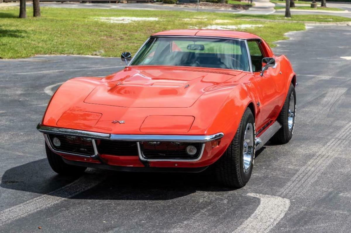 1969 Red Chevrolet Corvette CP : Coupe