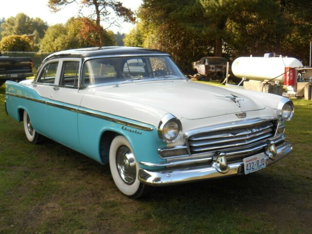 1956 White Chrysler Canadian Windsor Sedan