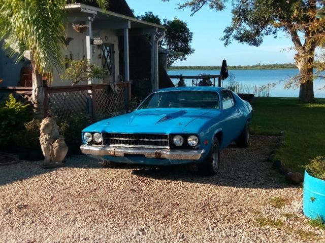 1973 Blue Plymouth Road Runner Fastback