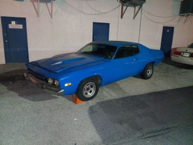 1973 Blue Plymouth Road Runner Fastback