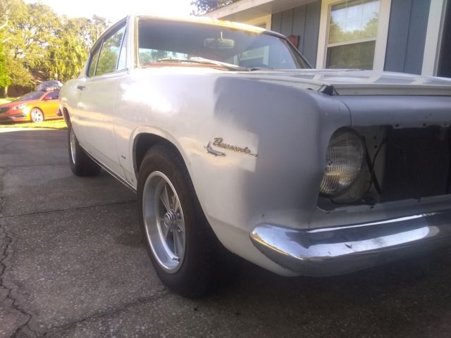 1967 White Plymouth Barracuda