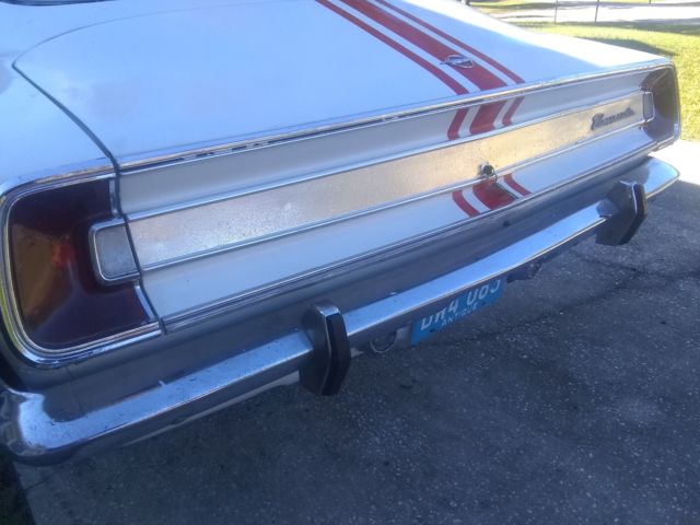 1967 White Plymouth Barracuda