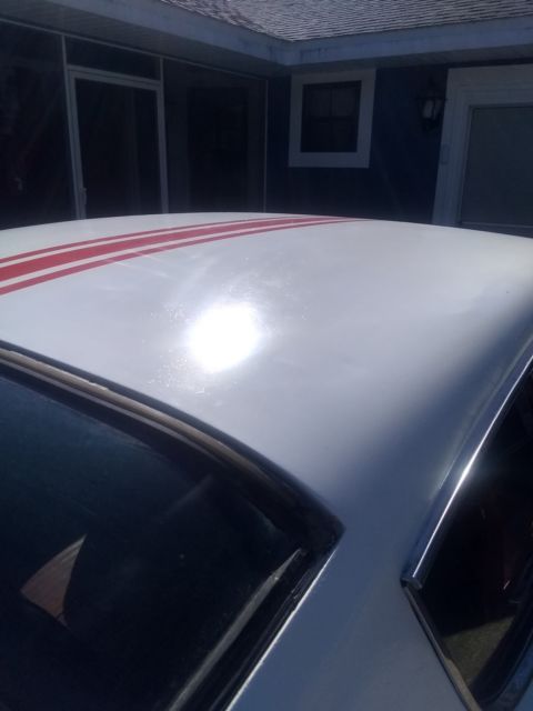 1967 White Plymouth Barracuda