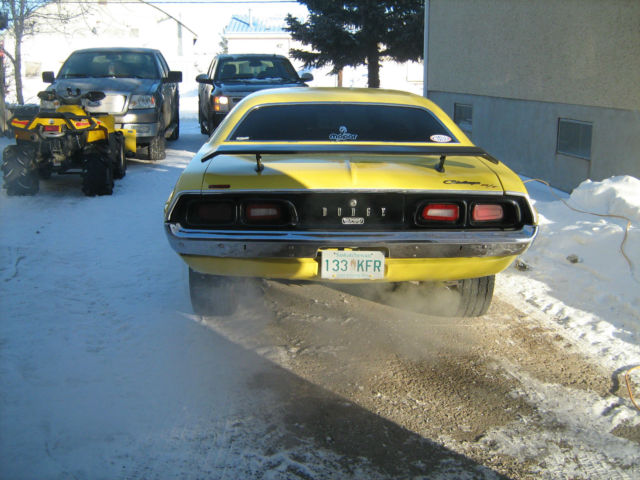 1974 YELLOW Dodge Challenger Coupe