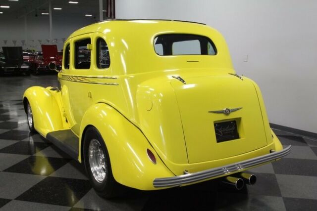 1935 Yellow Chrysler Airstream Sedan