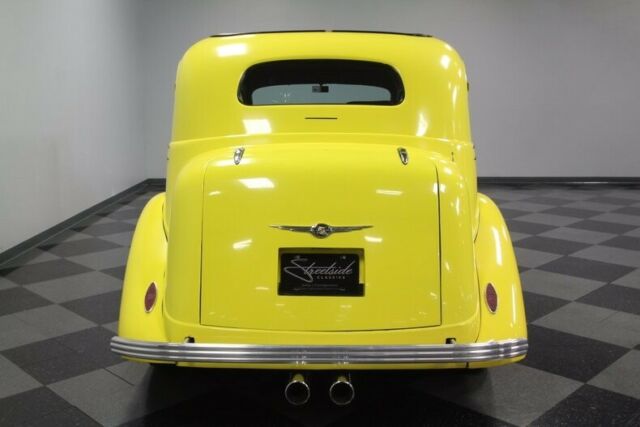 1935 Yellow Chrysler Airstream Sedan