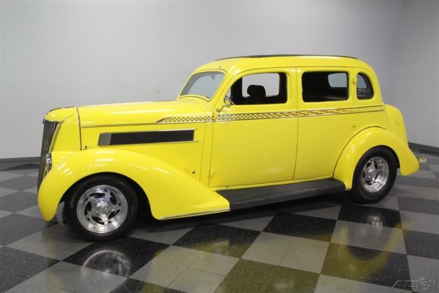 1935 Yellow Chrysler Airstream