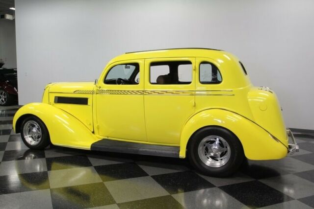1935 Yellow Chrysler Airstream Sedan