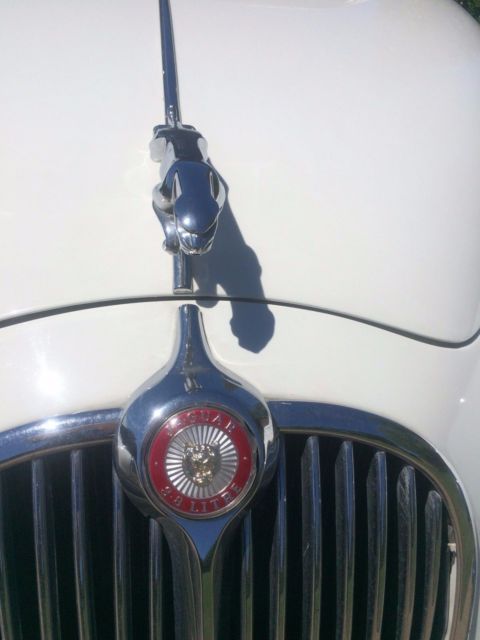 1967 White Jaguar Mark 2 MK II Sedan