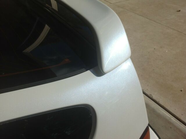 1991 White Honda CRX Hatchback