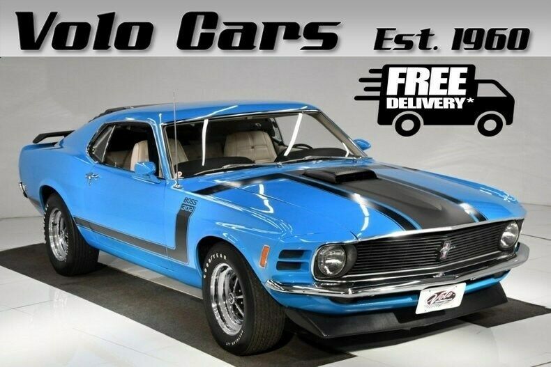 1970 Blue Ford Mustang Fastback