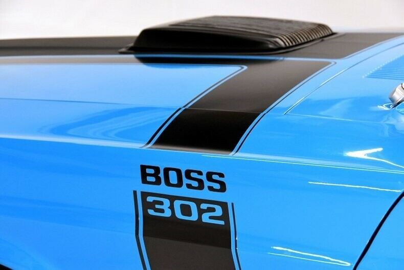 1970 Blue Ford Mustang Fastback