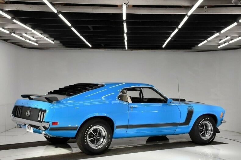 1970 Blue Ford Mustang Fastback
