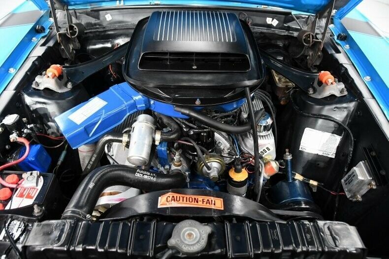 1970 Blue Ford Mustang Fastback