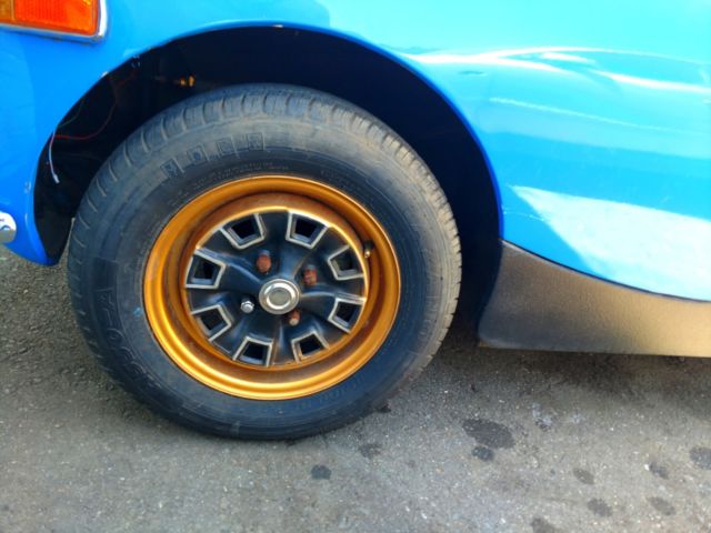 1971 Blue MG Midget Convertible