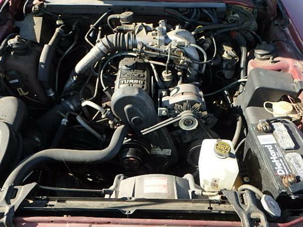 1984 Red Ford Thunderbird